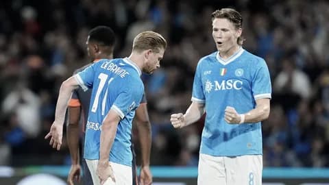 ผลบอลสด นาโปลี ไล่อัด อินเตอร์ มิลาน ทะยานขึ้นจ่าฝูง กัลโช่ เซเรีย อา อิตาลี