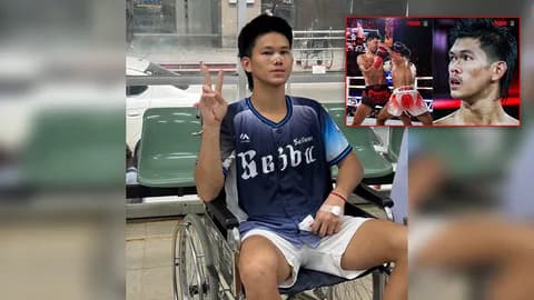 “ช้างศึก” ขอบคุณ RWS ดูแลค่ารักษาผ่าตัดจมูก ตั้งแต่ต้นจนจบ ยืนยันกลับมาชกแน่นอน