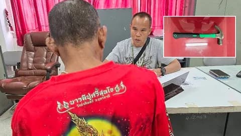 ช็อก! “อดีตนักมวยไทย” ใช้ค้อนทุบหัว “ภรรยา” อาการน่าเป็นห่วง