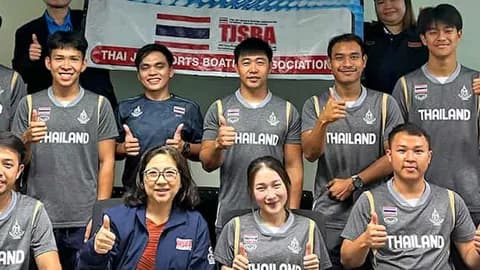 เชียร์ทัพเจ็ตสกีไทย เหมา 6 ทองซีเกมส์